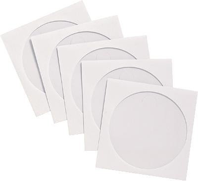 Compucessory(TM) CD-Hüllen/442439 126x126 mm weiß Papier 90 g Inh.50 von Compucessory