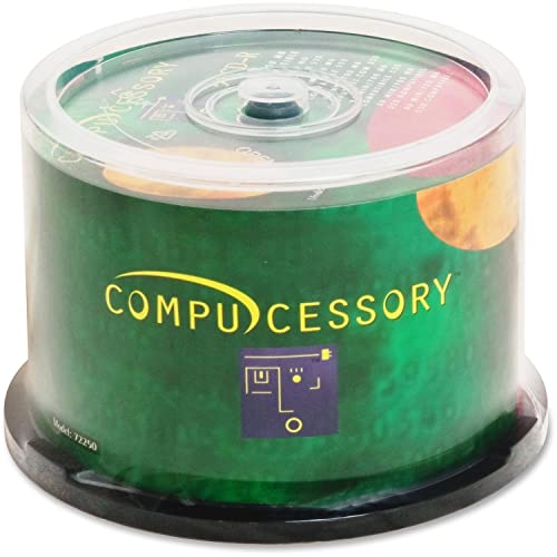 Compucessory 72250 CD-R, 52 x, 700 MB/80min, Markenware, 50/Pk von Compucessory