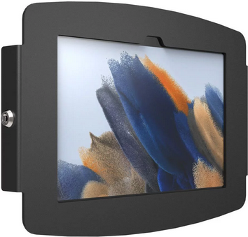 Compulocks Galaxy Tab A8 10.5  Brandable Floor Stand Kiosk - Aufstellung - für Tablett - Branding-fähig - verriegelbar - hochwertiges Aluminium - Schwarz - Bildschirmgröße: 26,7 cm (10.5) - Bodenaufstellung - für Samsung Galaxy Tab A8 (140B105GA8SB) von Compulocks