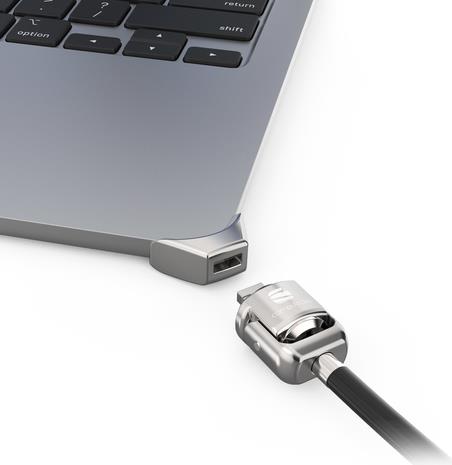 Compulocks Ledge Lock Adapter for MacBook Air 15 M2 with Keyed Cable Lock - Sicherheitskit - Schlüsselschloss (MBALDG05KL) von Compulocks