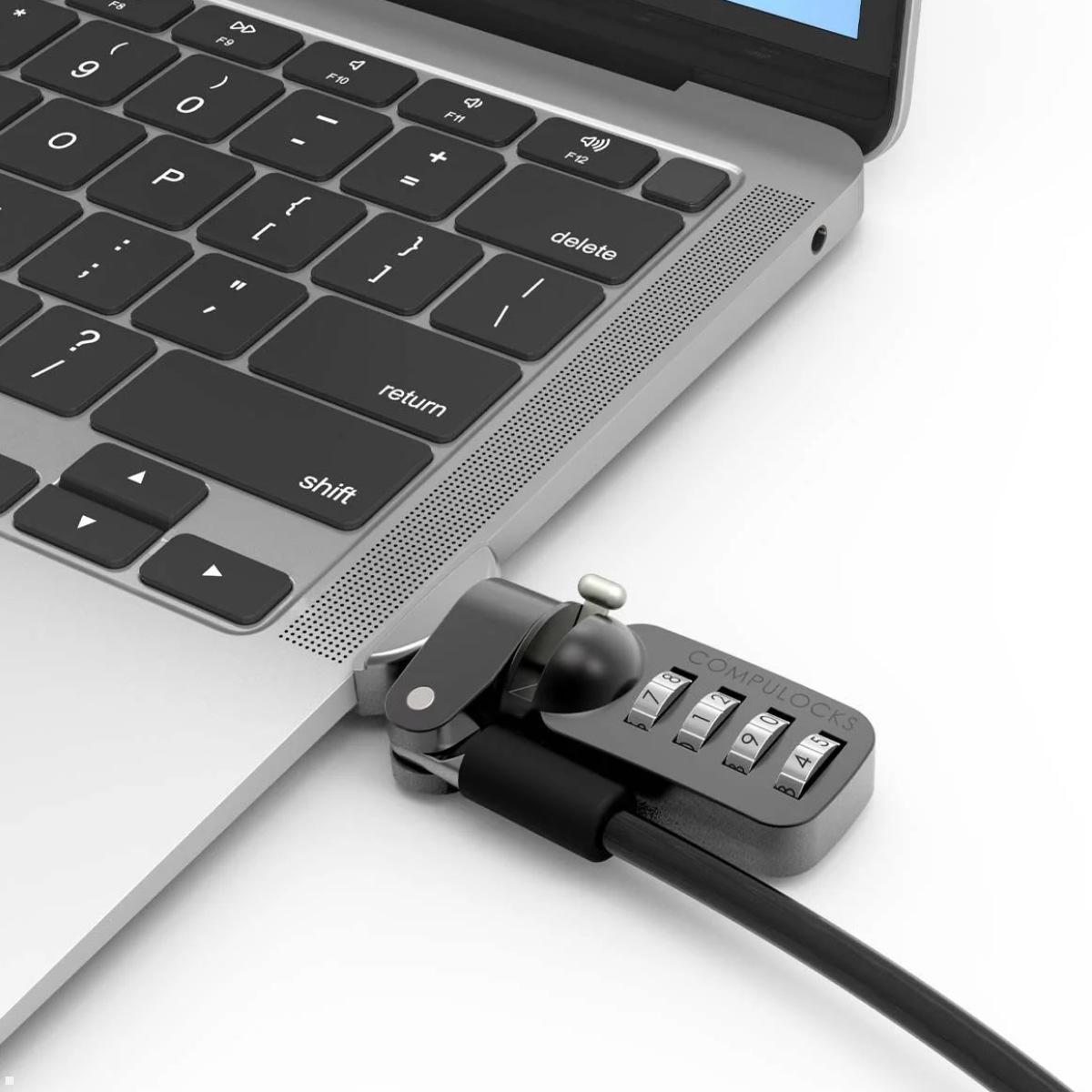 Compulocks Ledge MacBook Air Lock Laptop Adapter mit Kombinationsschloss von Compulocks