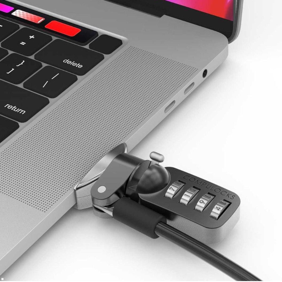 Compulocks Ledge Slot Adapter MacBook Pro 14 Zoll mit Zahlenschloss Compulocks Ledge Slot Adapter MacBook Pro 14 Zoll mit Zahlenschloss von Compulocks