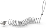 Compulocks Maclocks Universal Tablet Coiled Lock with Adhesive Security Plate - Platte für Sicherheitskabelschloss - Silber (CL15CUTL) von Compulocks