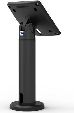 Compulocks Rise Space iPad Mini 8.3 Kiosk 10,20cm (4) Pole - Aufstellung - für Tablett - verriegelbar - hochwertiges Aluminium - Schwarz - Bildschirmgröße: 21.1 cm (8.3) - Tischmontage, Basishalterung - für Apple iPad mini (6. Generation) von Compulocks