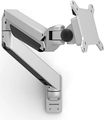 Compulocks Space Reach - Befestigungskit (Gelenkarm, Tischmontage, VESA-Adapter, Gehäuse) - für Tablett (einstellbarer Arm) - verriegelbar - hochwertiges Aluminium - Schwarz, Silber - Bildschirmgröße: 26,7 cm (10.5) - für Samsung Galaxy Tab A8 (660REACH105GA8SB) von Compulocks