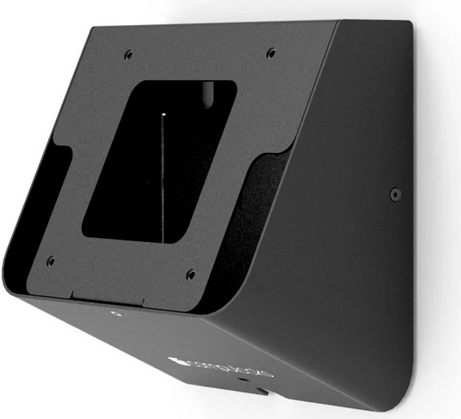 Compulocks Space iPad Mini 8.3 AV Conference Capsule - Befestigungskit (Gehäuse, Basis) - 25° Betrachtungswinkel - für Tablett - AV conference room capsule - verriegelbar - Edelstahl, hochwertiges Aluminium - Schwarz - Bildschirmgröße: 21,1 cm (8.3) - Montageschnittstelle: 100 x 100 mm - Wandmontage, Thekenbereich (341B830IPMSB) von Compulocks