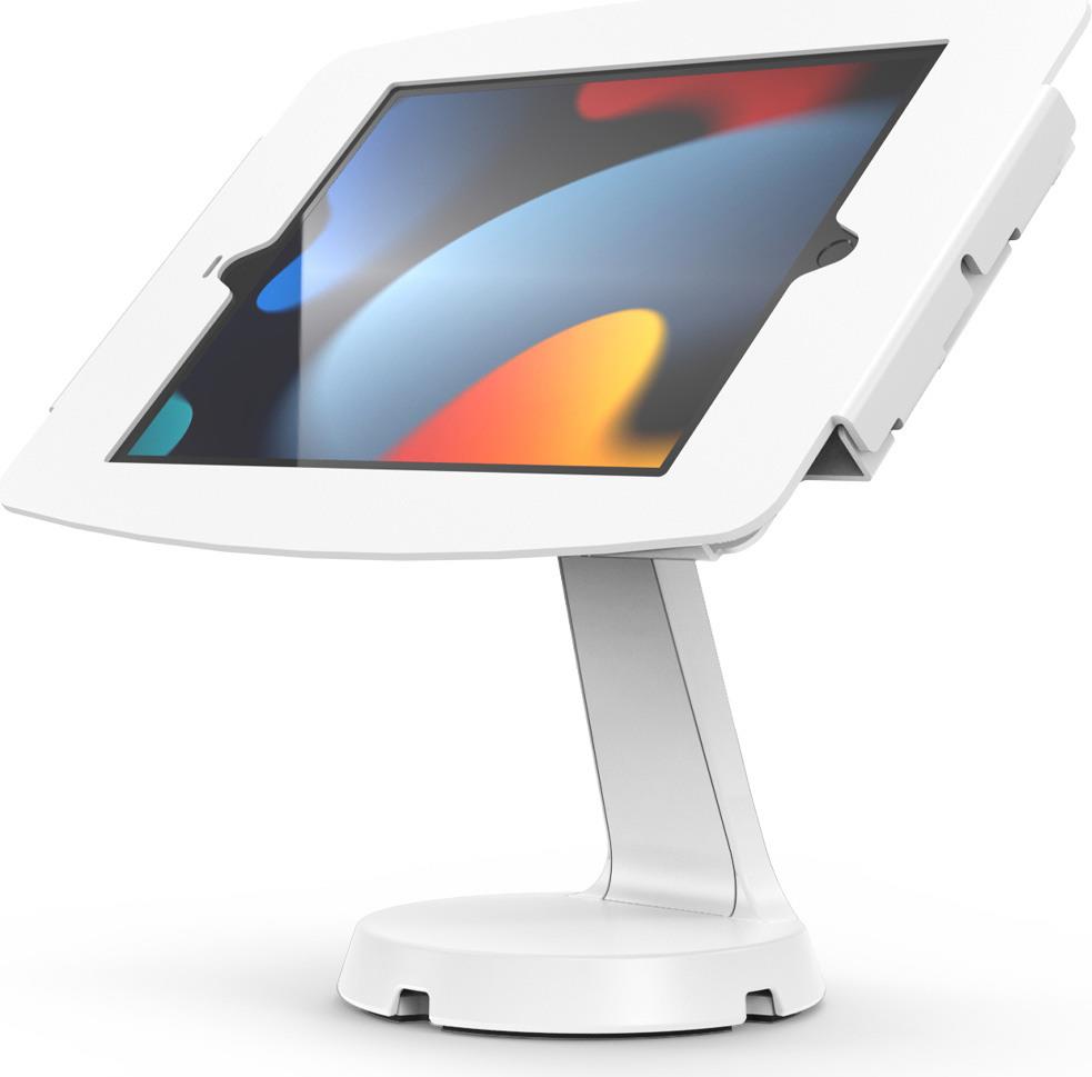 Compulocks iPad 10.2 Space Enclosure Mast Counter Stand - Befestigungskit (Gehäuse, Aufstellung) - für Tablett - verriegelbar - Stahl, Aluminium - weiß - Bildschirmgröße: 25.9 cm (10.2) - Theke - für Apple 10.2-inch iPad (7. Generation, 8. Generation, 9 (333W102IPDSW) von Compulocks