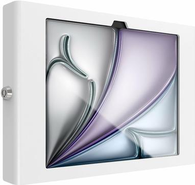 Compulocks iPad Air M2 11 (2024), Apex Secured Enclosure Wall Mount - Gehäuse - für Tablett - Glasbefestigung, Raum - verriegelbar - hochwertiges Aluminium - weiß - Bildschirmgröße: 27.94 cm (11) (11APXW) von Compulocks