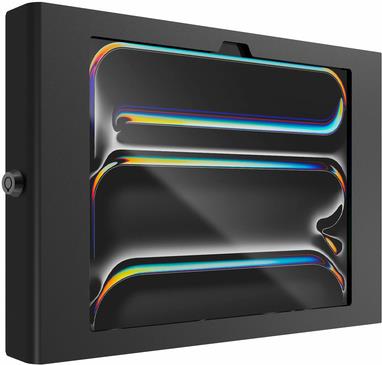 Compulocks iPad Pro M4 11 (2024), Apex Secured Enclosure Wall Mount - Gehäuse - für Tablett - Glasbefestigung, Raum - verriegelbar - hochwertiges Aluminium - Schwarz - Bildschirmgröße: 27.94 cm (11) - Montageschnittstelle: 100 x 100 mm - Wandmontage  (11PAPX4B) von Compulocks