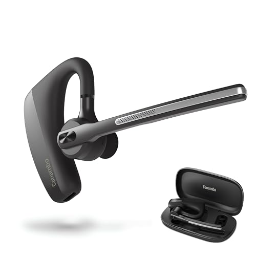 Conambo V5.2 Bluetooth Headset, Headset mit Mikrofon mit CVC 8.0 und ENC ür Business/Office/Driving, In-Ear Headset Handy für Android/PC/Laptop - 16H Talk Freisprecheinrichtung von Conambo