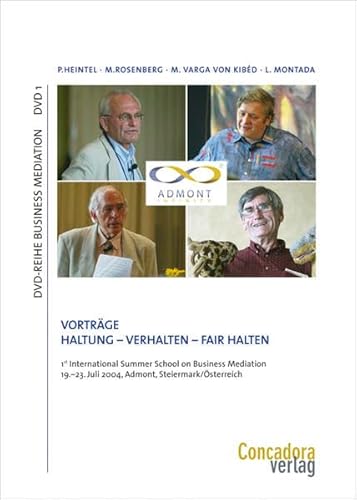 Haltung - Verhalten - Fair Halten: Vier Vorträge. DVD-Reihe Business Mediation: DVD 1 von Concadora Verlag in der Concadora GmbH