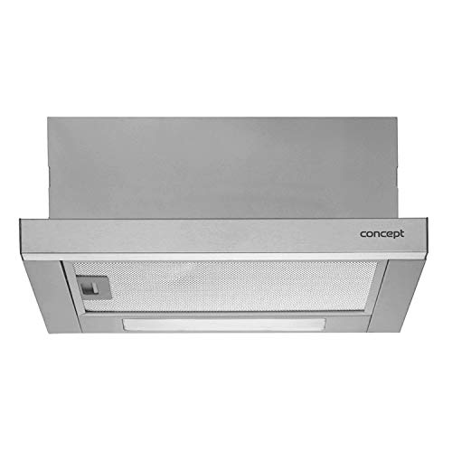 Concept OPV3150 Küchenhaube Dunstabzugshaube für die Küche Teleskop Ausziehbar 50 cm Metall Regelung Mechanisch Concept OPV3150 Küchenhaube Dunstabzugshaube für die Küche Teleskop Ausziehbar 50 cm Metall Regelung Mechanisch von Concept