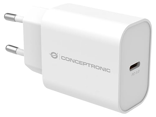 CONCEPTRONIC ALTHEA07W 1-Port 20W USB-C PD-Ladegerät weiß CONCEPTRONIC ALTHEA07W 1-Port 20W USB-C PD-Ladegerät weiß von Conceptronic