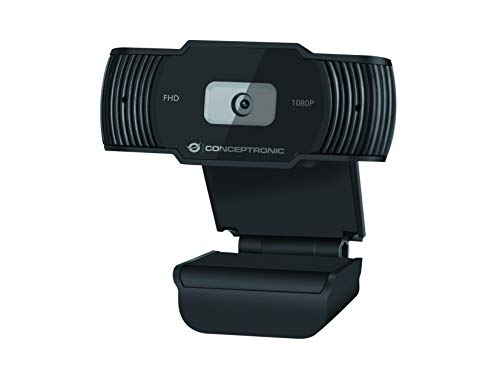 CONCEPTRONIC AMDIS04B Webcam AMDIS 1080P Full HD Webcam+Microphone sw von Conceptronic