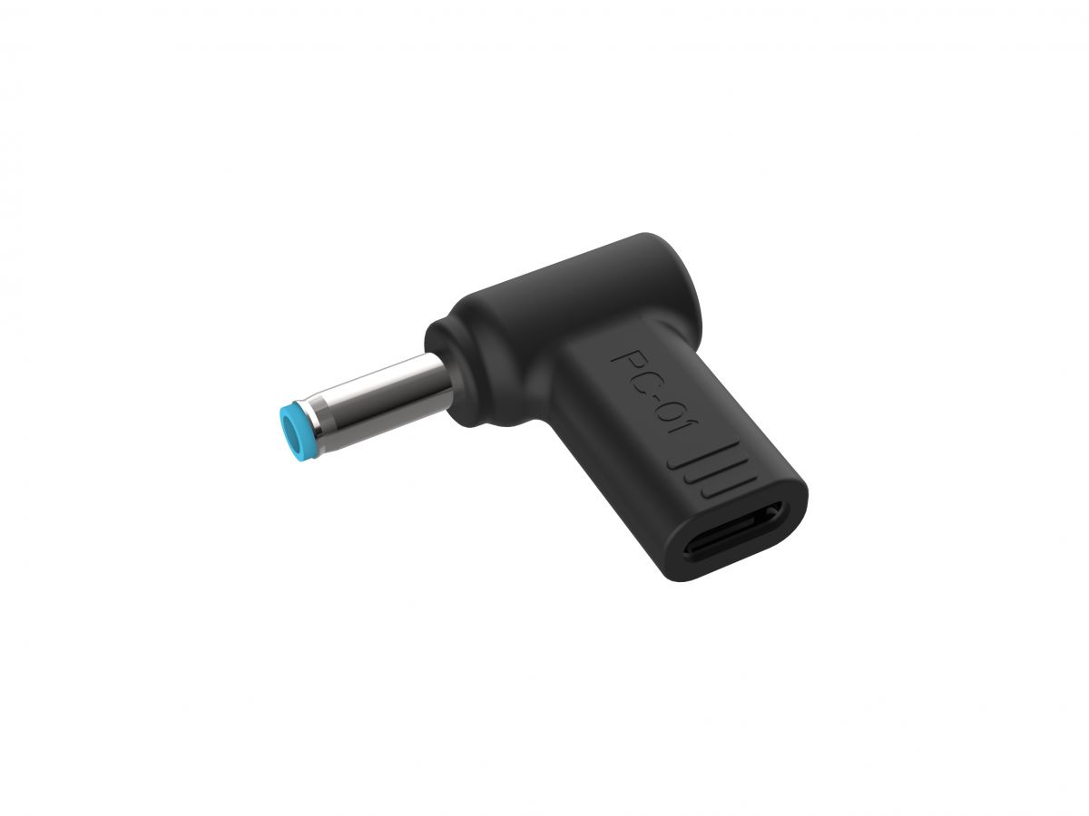 CONCEPTRONIC Adapter USB-C -> DC, HP 4.5x3.0mm 18-20V sw CONCEPTRONIC Adapter USB-C -> DC, HP 4.5x3.0mm 18-20V sw von Conceptronic