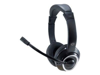 CONCEPTRONIC Headset Klinke Mikro,int.Bed.Stereo     2.0m sw von Conceptronic