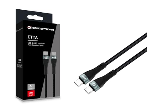 CONCEPTRONIC Kabel USB-C 3.0 -> C St/St 2.00m 5A 480Mbps sw CONCEPTRONIC Kabel USB-C 3.0 -> C St/St 2.00m 5A 480Mbps sw von Conceptronic