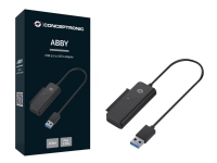 Conceptronic ABBY USB-3.0-zu-SATA-Adapter, Schwarz, China, 32 mm, 12 mm, 65 mm, 22 g von Conceptronic
