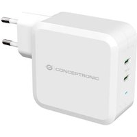 Conceptronic ALTHEA08W 2-Port 100W GaN USB-C PD-Ladegerät von Conceptronic