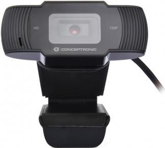 Conceptronic AMDIS 720P HD with Microphone Webcam 1280 x 720 Pixel USB 2.0 Schwarz (AMDIS03B) von Conceptronic