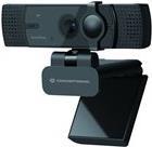 Conceptronic AMDIS07B - Webcam - Farbe - 8,3 MP - 3840 x 2160 - 4K - feste Brennweite - Audio - USB 2.0 - MJPEG, YUY2 - Gleichstrom 5 V von Conceptronic