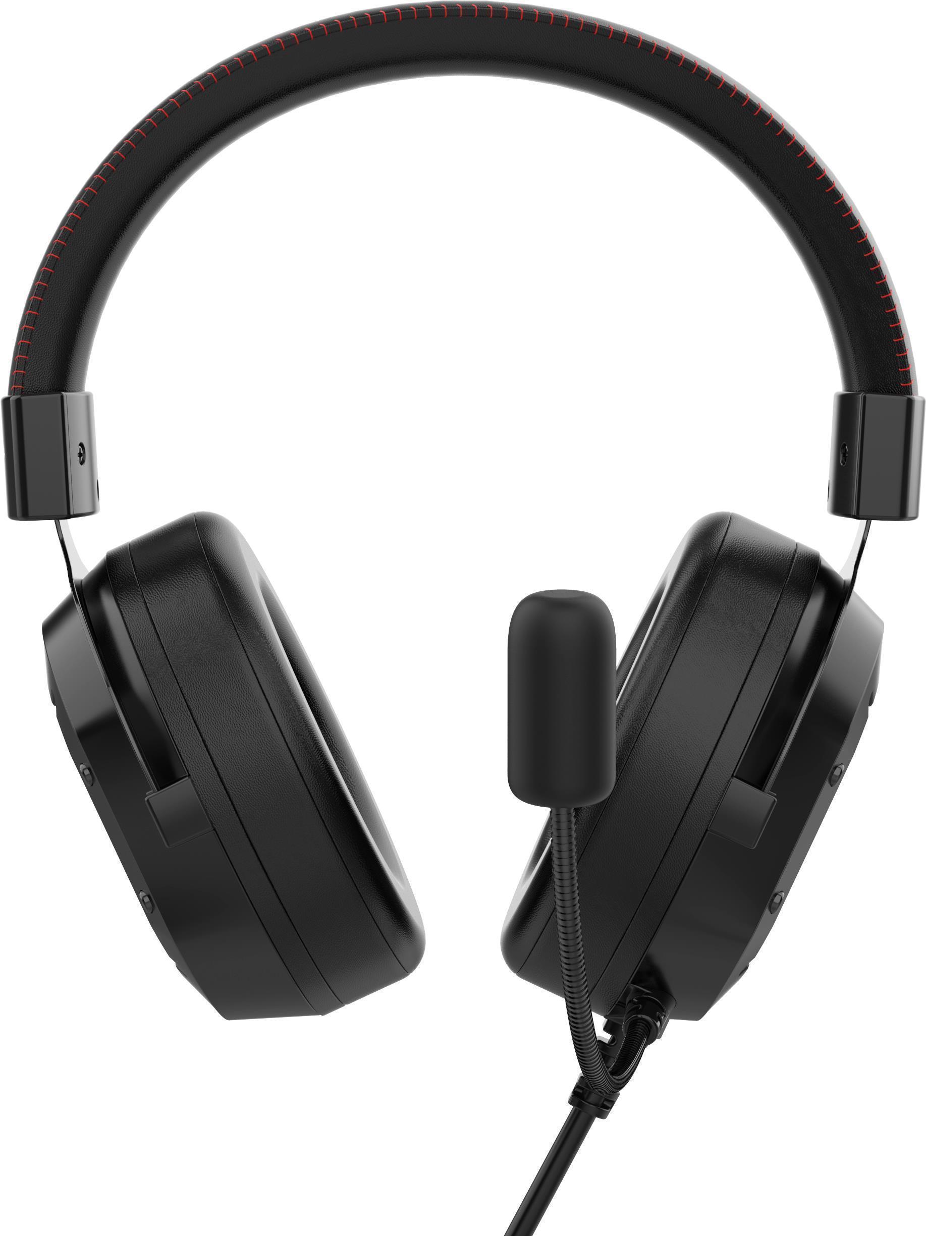 Conceptronic ATHAN02B - Headset - 7.1-Kanal - ohrumschlie�end - kabelgebunden - USB-A - Schwarz von Conceptronic