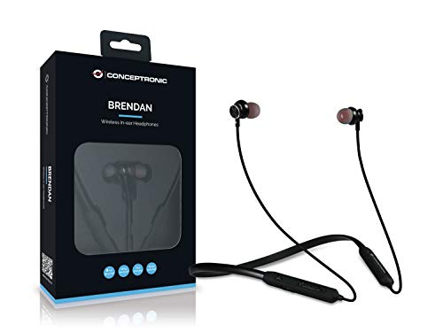 Conceptronic BRENDAN01B Kabellose Bluetooth-In-Ear-Kopfhörer Brendan, schwarz von Conceptronic