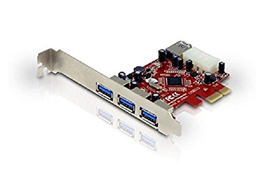 Conceptronic C4USB3EXI Schnittstellenkarte/Adapter Eingebaut USB 3.2 Gen 1 (3.1 Gen 1) PCI Express Card 4-Port USB 3.0 von Conceptronic