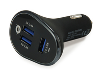 Conceptronic CARDEN 3-Port 31.5W USB-KFZ-Ladegerät von Conceptronic