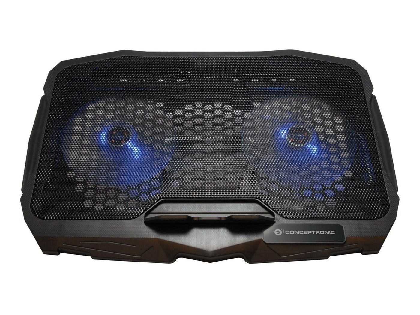 Conceptronic CONCEPTRONIC 2-Fan Cooling Pad (17.0)/ Ergonomisch Schutzfilter von Conceptronic