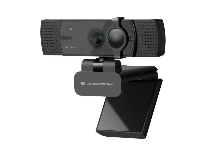Conceptronic CONCEPTRONIC Webcam AMDIS 4K Ultra-HD AF-Webcam+2 Microph.sw Mäuse von Conceptronic