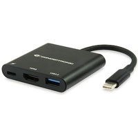 Conceptronic DONN01B Multifunktionaler 3-in-1 USB Adapter, HDMI, USB 3.0, USB PD Conceptronic DONN01B Multifunktionaler 3-in-1 USB Adapter, HDMI, USB 3.0, USB PD von Conceptronic