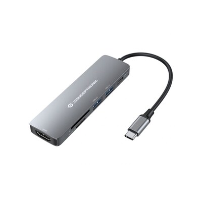 Conceptronic DONN11G 6-in-1 USB 3.2 Gen 1 Dockingstation Conceptronic DONN11G 6-in-1 USB 3.2 Gen 1 Dockingstation von Conceptronic