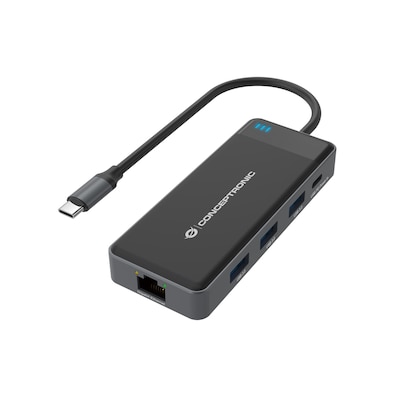 Conceptronic DONN14G 7-in-1 USB 3.2 Gen 1 Dockingstation Conceptronic DONN14G 7-in-1 USB 3.2 Gen 1 Dockingstation von Conceptronic