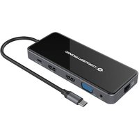 Conceptronic DONN15G 12-in-1 USB 3.2 Gen 1 Dockingstation, HDMI, VGA, Card-Reade von Conceptronic
