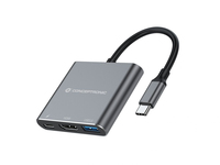 Conceptronic DONN18G 3-in-1 USB 3.2 Gen 1 Dockingstation, HDMI, USB 3.0, 100W USB PD Conceptronic DONN18G 3-in-1 USB 3.2 Gen 1 Dockingstation, HDMI, USB 3.0, 100W USB PD von Conceptronic