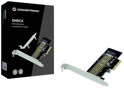 Conceptronic EMRICK05B M.2 Controller M.2 PCIe NVMe, PCIe 3.0 x4 PCIe x4 von Conceptronic
