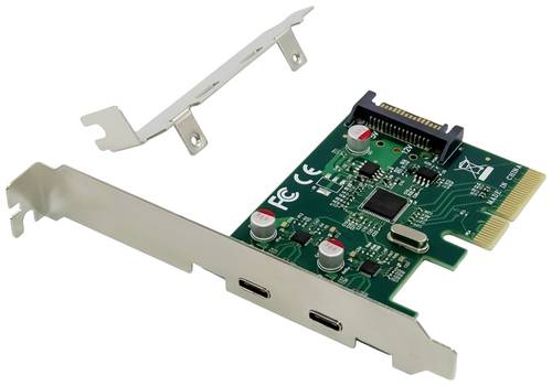 Conceptronic EMRICK07G 2 Port USB-C® 3.1 Gen2 Schnittstellenkarte PCIe, USB-C® PCIe x4 von Conceptronic