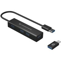 Conceptronic HUBBIES06B 4-Port-USB 3.0-Hub und OTG-Adapter für USB-C Conceptronic HUBBIES06B 4-Port-USB 3.0-Hub und OTG-Adapter für USB-C von Conceptronic