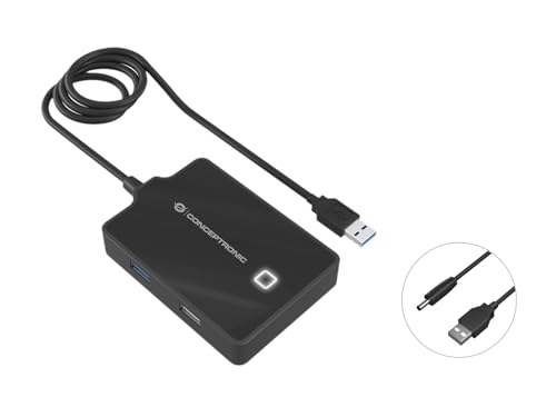 Conceptronic HUBBIES10B / USB-Hub/ 4-Port 3.0/1x3.0 3x2.0 o. Netzteil/schwarz Conceptronic HUBBIES10B / USB-Hub/ 4-Port 3.0/1x3.0 3x2.0 o. Netzteil/schwarz von Conceptronic