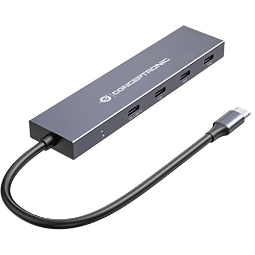 Conceptronic HUBBIES14G 4-Port USB 3.2 Gen-2 Hub mit 100W USB PD von Conceptronic