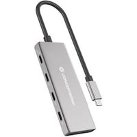 Conceptronic HUBBIES16G 4-Port USB 3.2 Gen-2 Hub, 10Gbps, USB-C x 4, 100W USB PD von Conceptronic