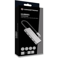 Conceptronic HUBBIES16G 4 Port - USB-C HubNeuware - Conceptronic HUBBIES16G 4 Port - USB-C HubNeuware - von Conceptronic