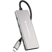 Conceptronic HUBBIES17G Schnittstellen-Hub USB 3.2 Gen 2 (3.1 Gen 2) Type-C 10000 Mbit/s Grau von Conceptronic