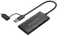 Conceptronic - Kartenleser - 17,80cm (7) 1 (MS, MMC, SD, xD, CF, TransFlash, microSD, SDHC, MS Micro, microSDHC, SDXC, microSDXC) - USB3.0/USB-C (BIAN03B) von Conceptronic