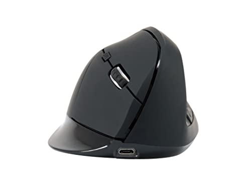 Conceptronic LORCAN03B Ergo Ergonomische Bluetooth-Maus mit 6 Tasten, Schwarz von Conceptronic