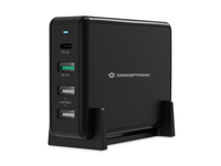 Conceptronic OZUL 4-Port 65W USB-PD Desktop-Ladegerät Conceptronic OZUL 4-Port 65W USB-PD Desktop-Ladegerät von Conceptronic