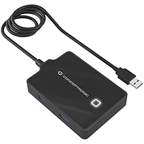 Conceptronic USB-Hub 4-Port 3.0/ 4x3.0/ mit Netzteil/schwarz. Conceptronic USB-Hub 4-Port 3.0/ 4x3.0/ mit Netzteil/schwarz. von Conceptronic