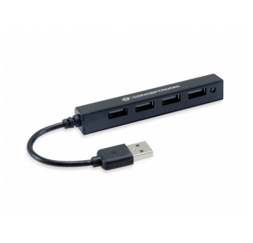 Conceptronic USB-Verteiler Conceptronic HUBBIES05B 4 Port USB 2.0-Hub Schwarz Conceptronic USB-Verteiler Conceptronic HUBBIES05B 4 Port USB 2.0-Hub Schwarz von Conceptronic