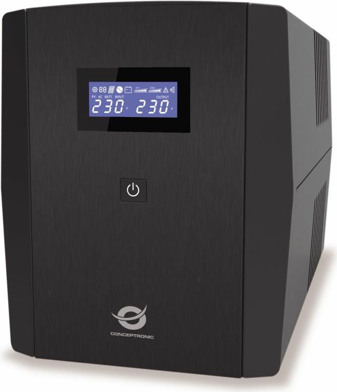 Conceptronic ZEUS08E 1500VA 900W USV - IEC - Line-Interaktiv - 1,5 kVA - 900 W - Sine - 220 V - 240 V (ZEUS08E) von Conceptronic